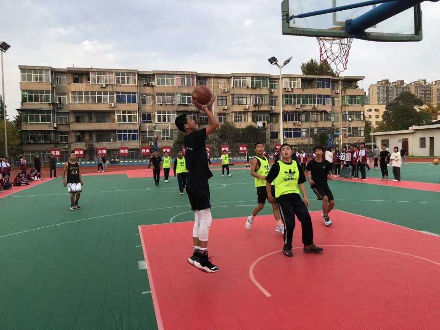 陕西省第二商贸学校校园篮球赛圆满结束
